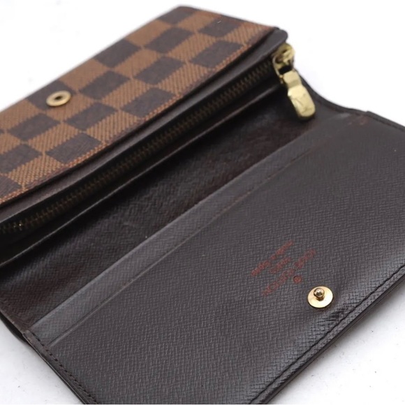 Authentic Louis Vuitton Damier Porte Monnaie Billets Tresor Wallet - Picture 7 of 15